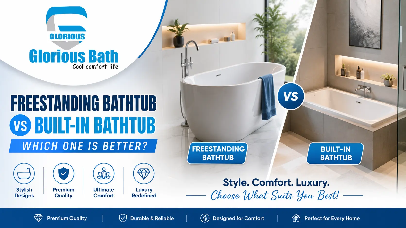 You are currently viewing Freestanding Bathtub vs Built-in Bathtub: Which One Is Better?